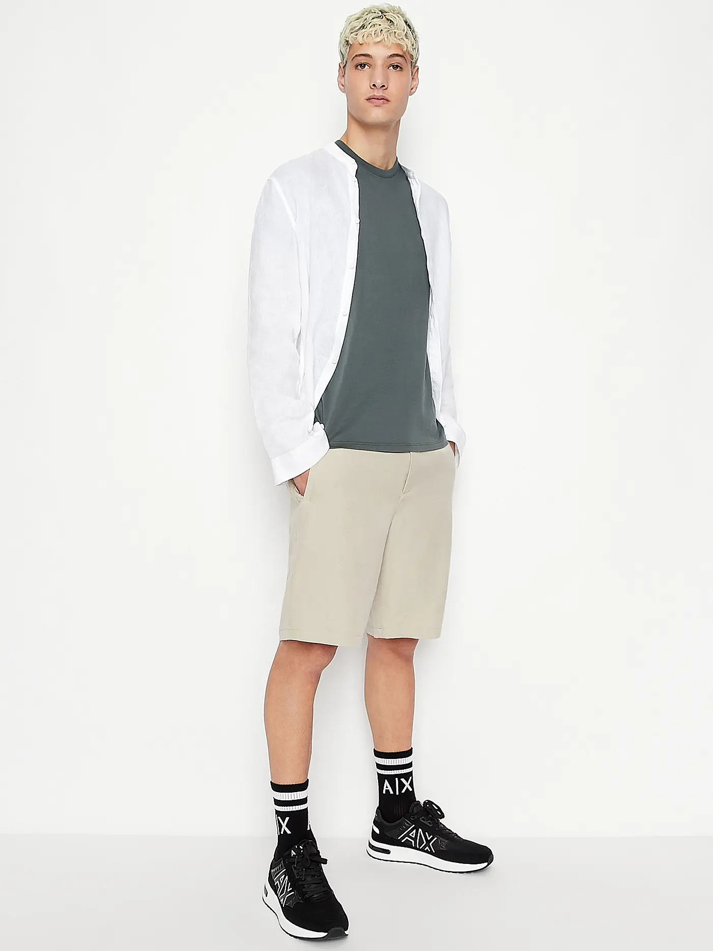 ARMANI EXCHANGE | Leinenhemd Regular Fit | 